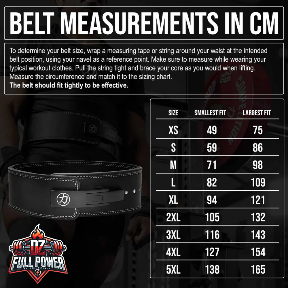 BLACK LEVER BELT-13 MM